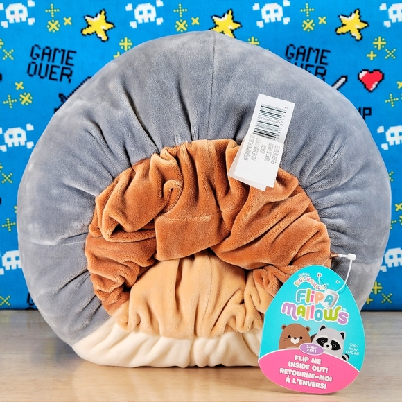 Squishmallow Chip the Beaver & Emily the Raccoon 12" UltraSoft Flipamallow Plush - Picture 3 of 6